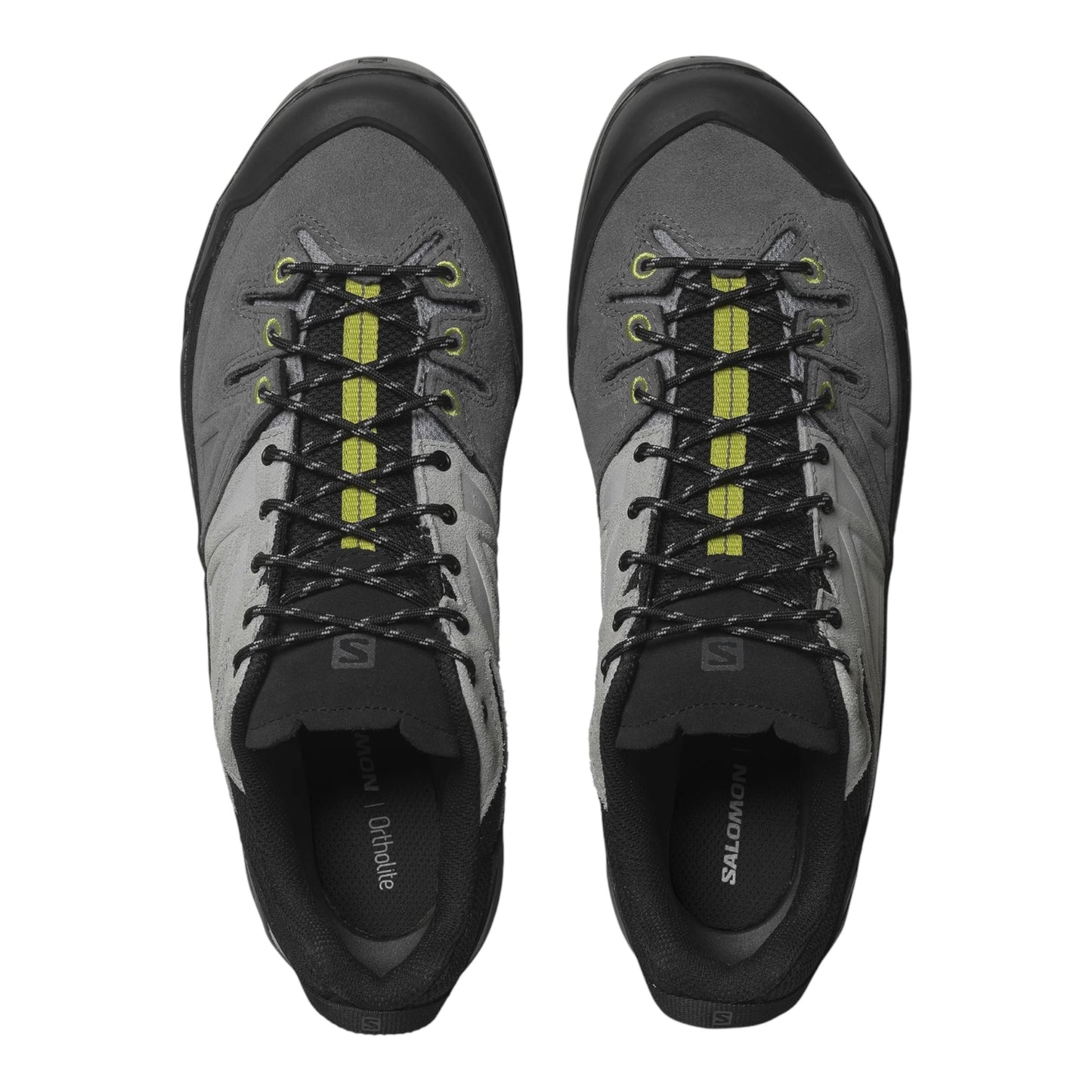 Salomon - X-Alp Leather - Black / castlerock / citron - Chaussures unisexe