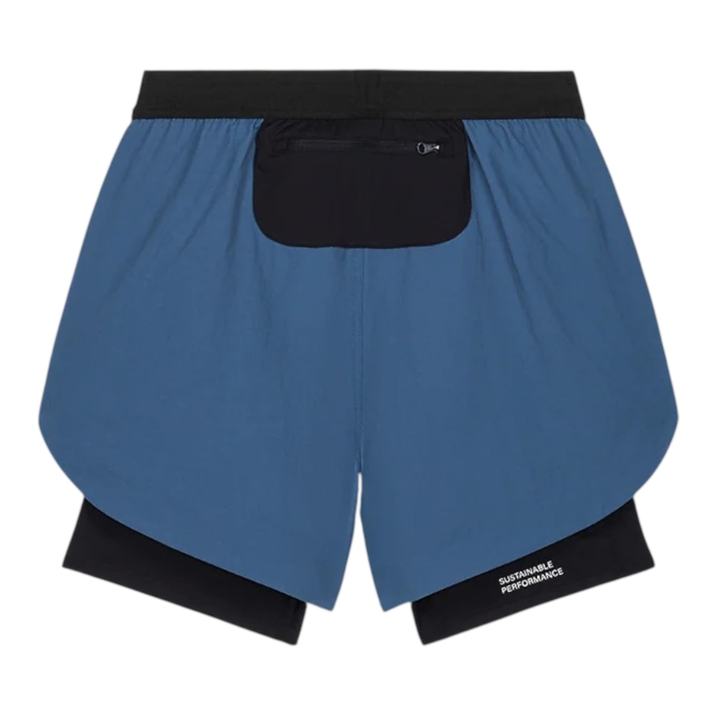 Act Running - BioRip Short 2 en 1 - bleu orage - Short running hommes