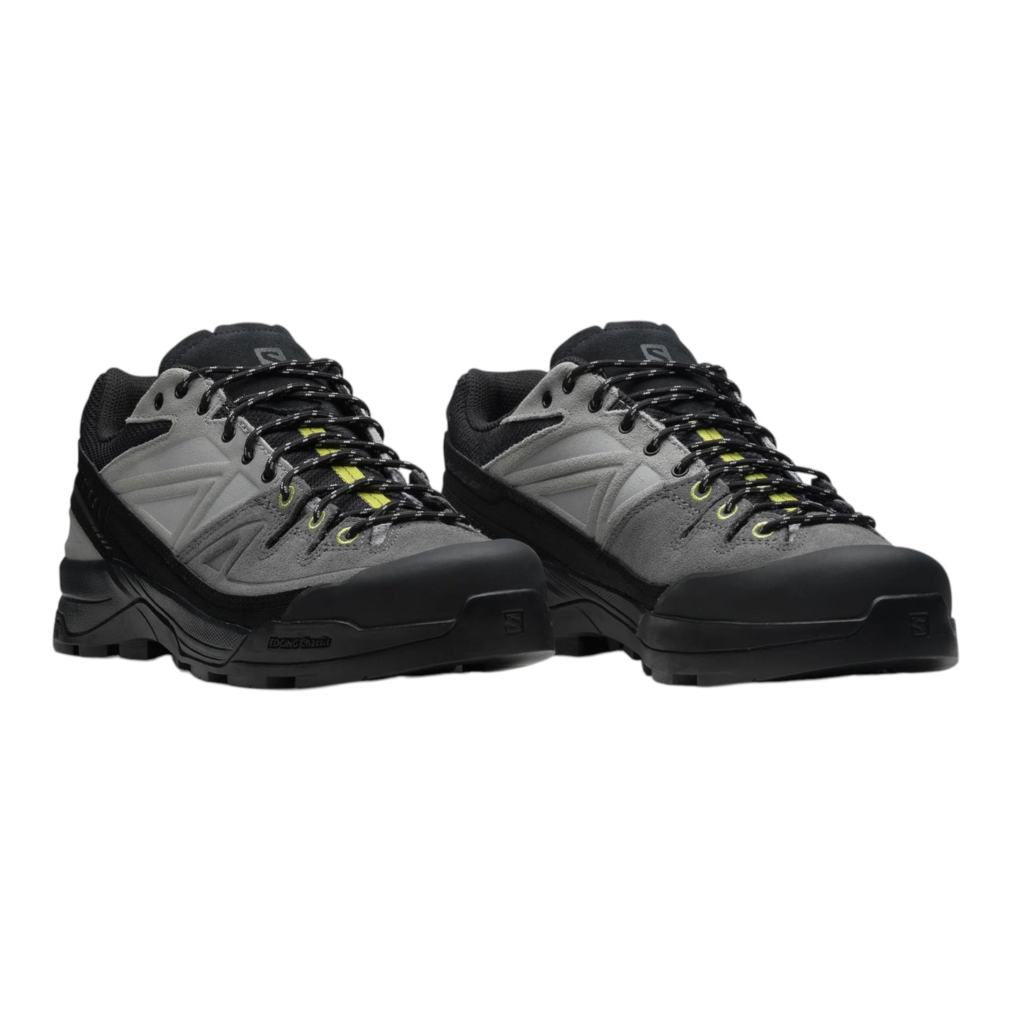 Salomon - X-Alp Leather - Black / castlerock / citron - Chaussures unisexe