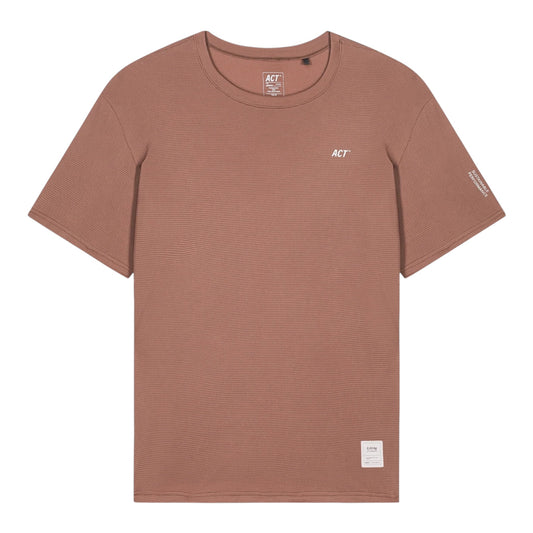 Act Running - BioPerf Tee - terracotta - teeshirt running hommes