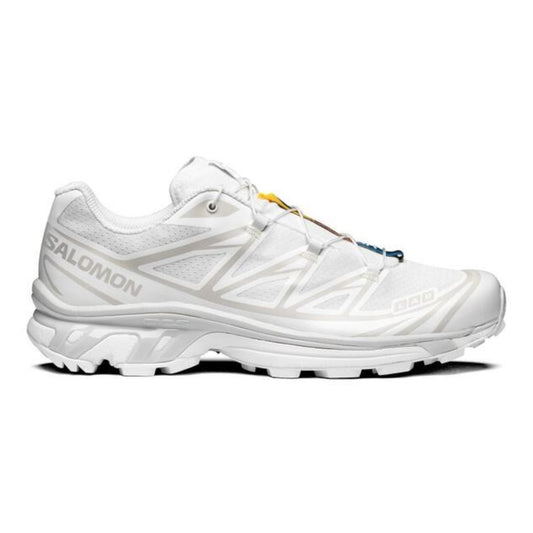 Salomon - XT-6 - White / White / Lunar Rock - Chaussures unisexe