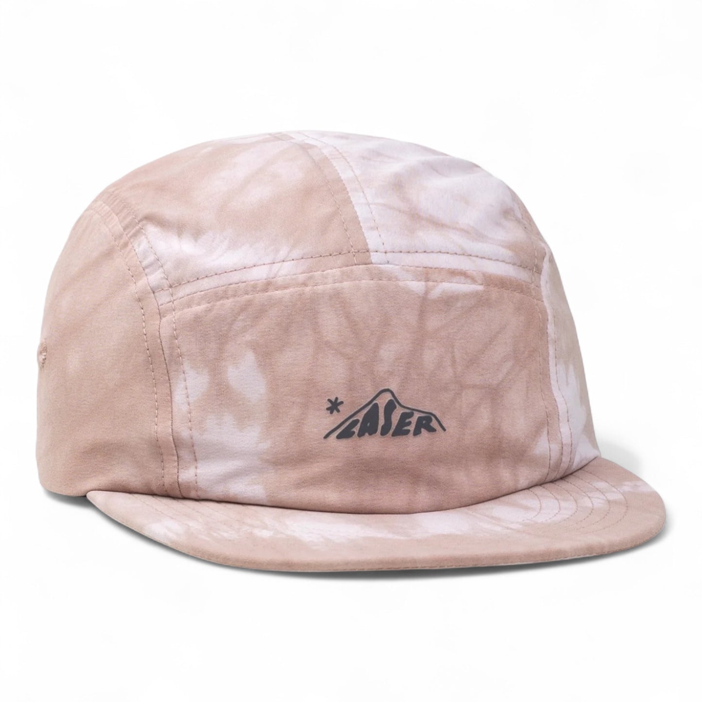 Laser Barcelona X Mercidistillery - Trail 5 Panel Hat - Mud dye - Casquette running