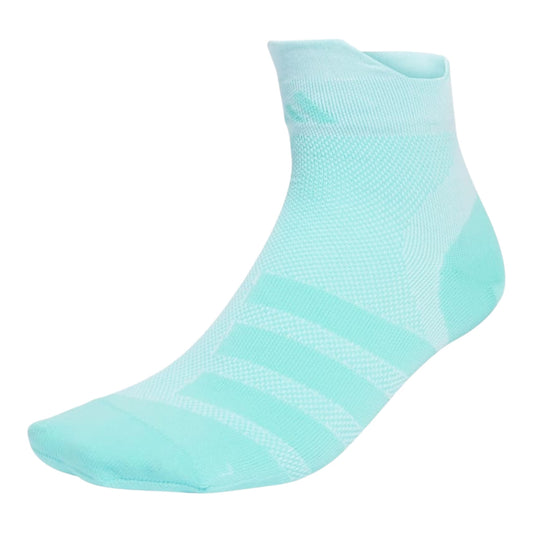 Adidas - RunxAdizero Socks - white / flash aqua - Chaussettes Running unisexe