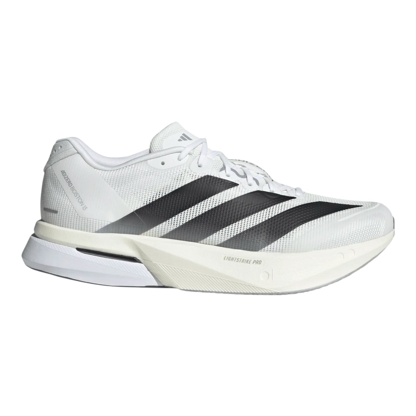 Adidas - Adizero Boston 13 - white / black - Chaussures running hommes