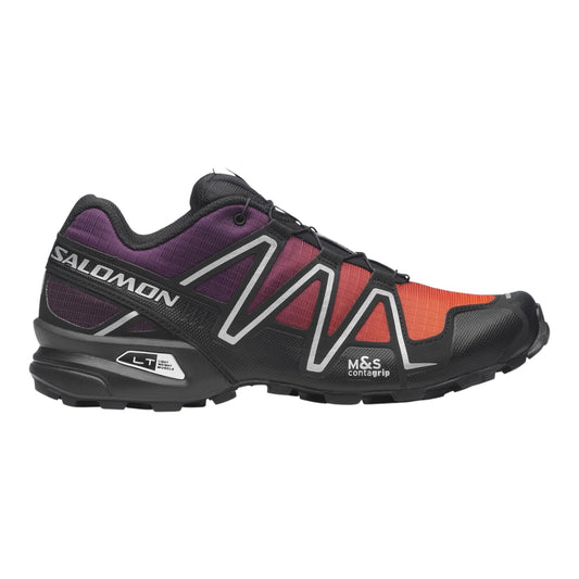 Salomon - Speedcross 3 - Black / Plum / Ftw Silver - Chaussures de trail running hommes