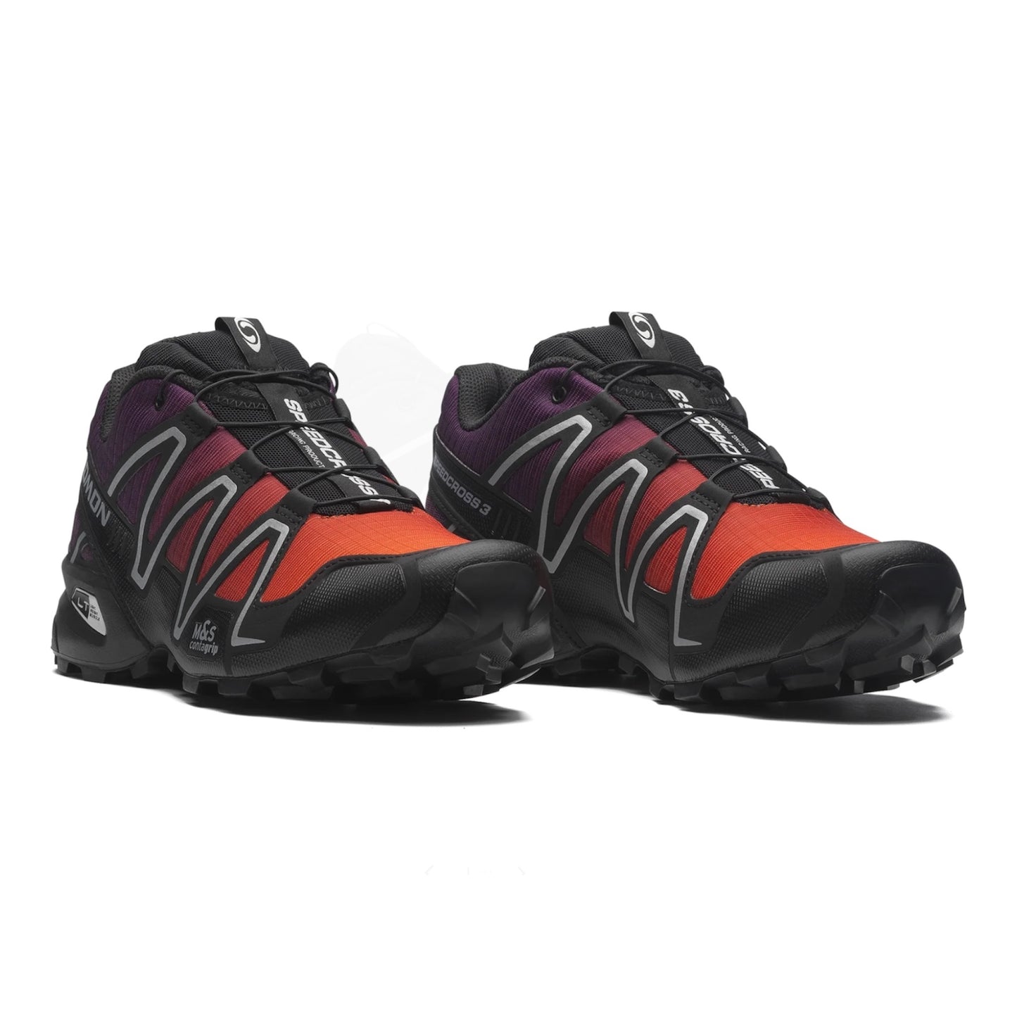 Salomon - Speedcross 3 - Black / Plum / Ftw Silver - Chaussures de trail running hommes