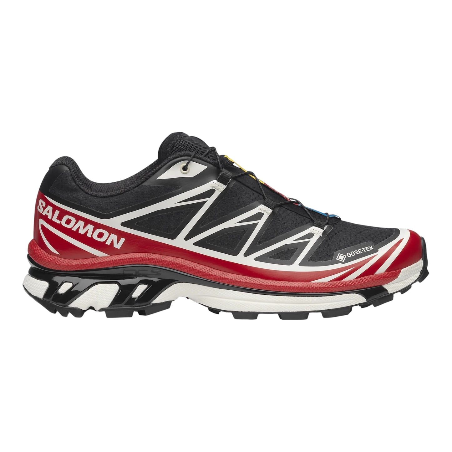 Salomon - XT-6 Gore-Tex - Black / Flame Scarlet / Vanilla Ice - chaussures unisexe