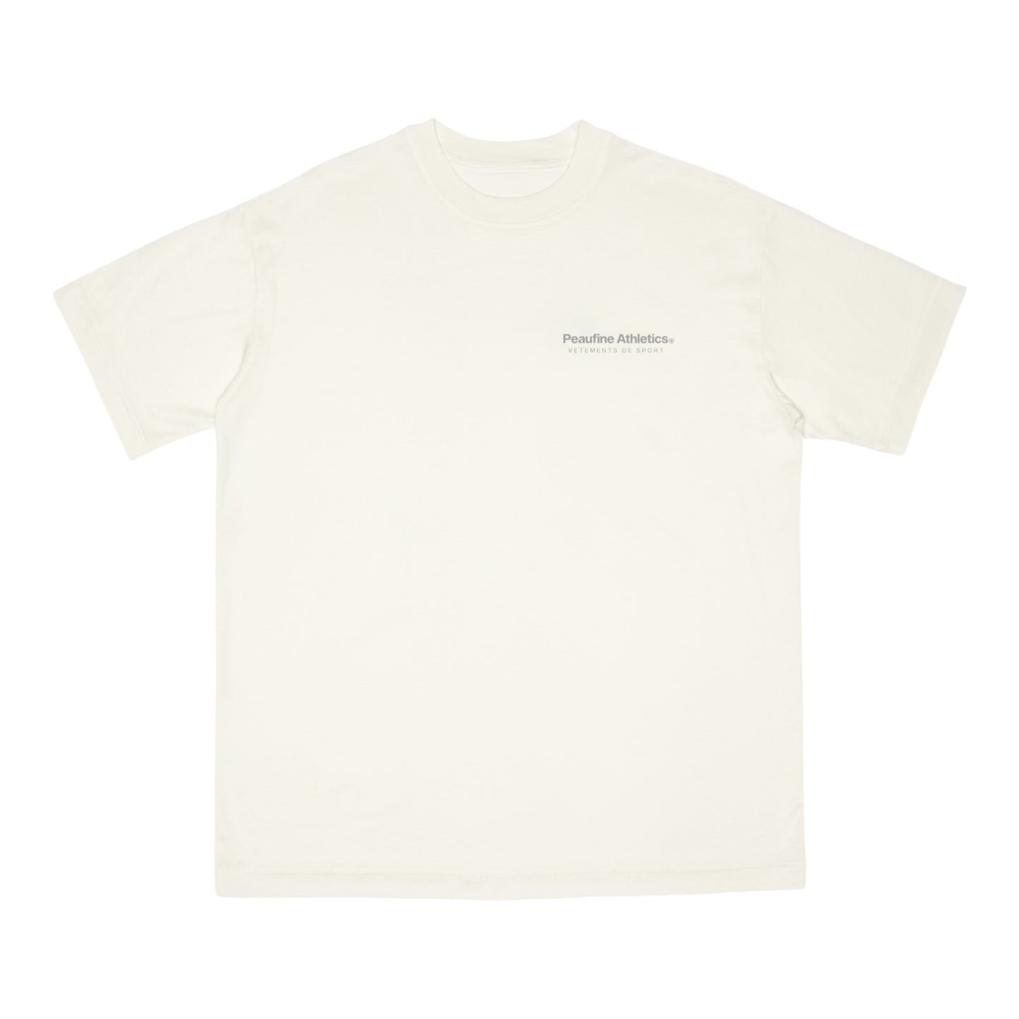 Peaufine Athletics - Wood T-shirt 3M Night Run - off white - Teeshirt Running Hommes