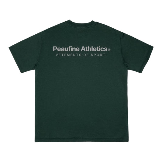 Peaufine Athletics - Wood T-shirt 3M Night Run - pine forest - Teeshirt Running Hommes