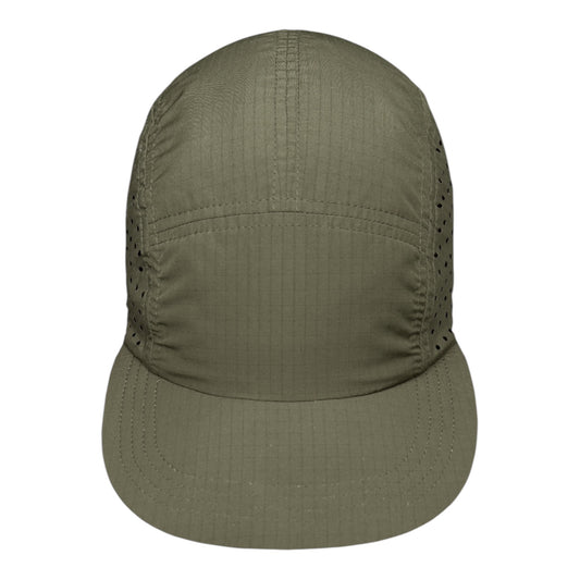 Peaufine Athletics - Recycled Ripstop Cap - kaki - casquette running unisexe