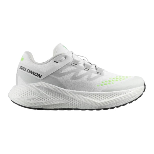 Salomon - Aero Glide 3 GRVL - white / ftw silver / green gecko - Chaussures running hommes