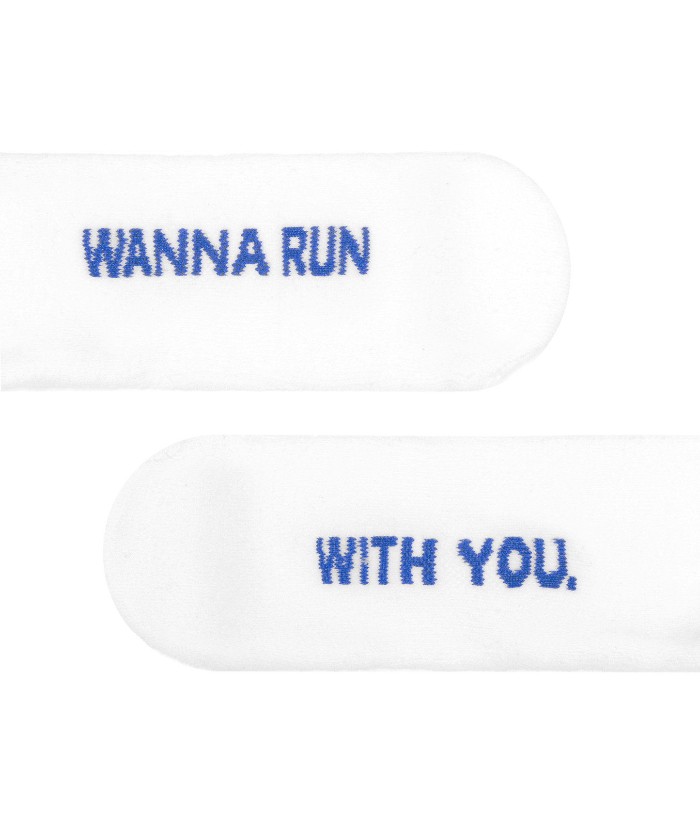 Peaufine Athletics - Vaporfeel® Socks Wanna Run With You - white - Chaussettes Running unisexe