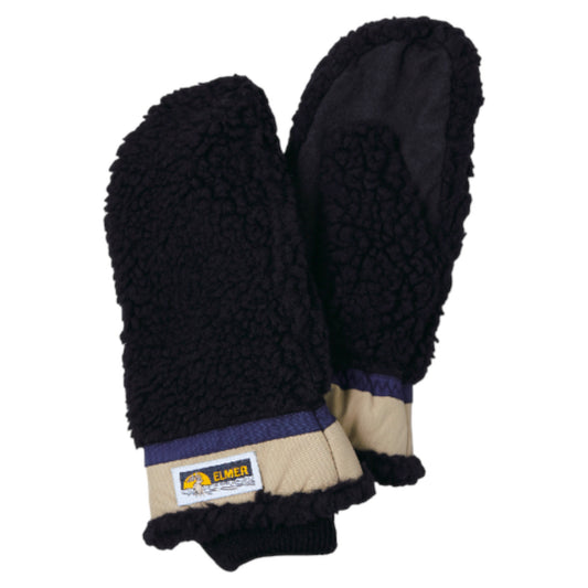 Elmer By Swany - EM354 Teddy Mittens - black