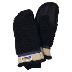 Elmer By Swany - EM354 Teddy Mittens - black