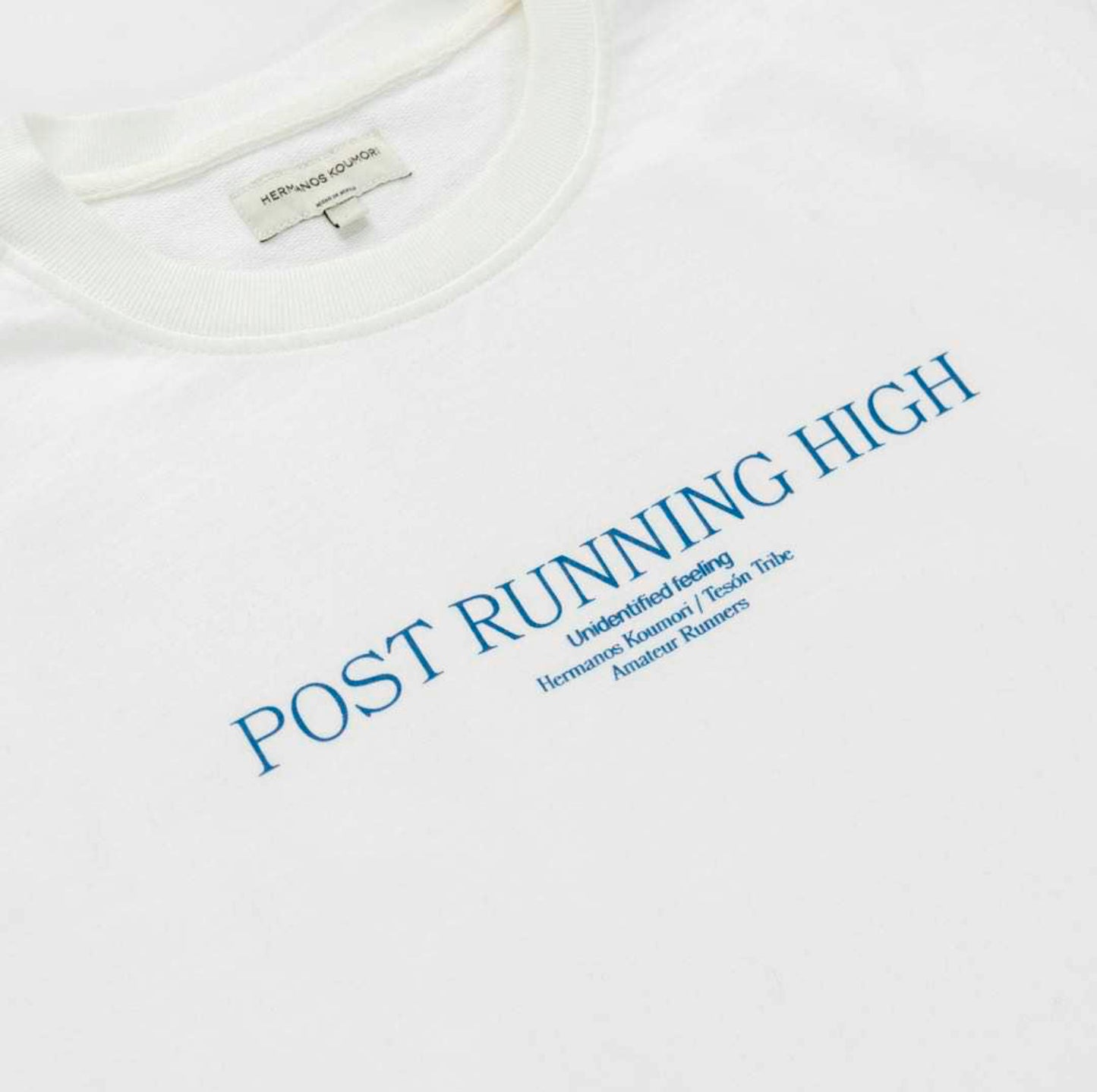 Hermanos Koumori - Post Running High Crewneck - white