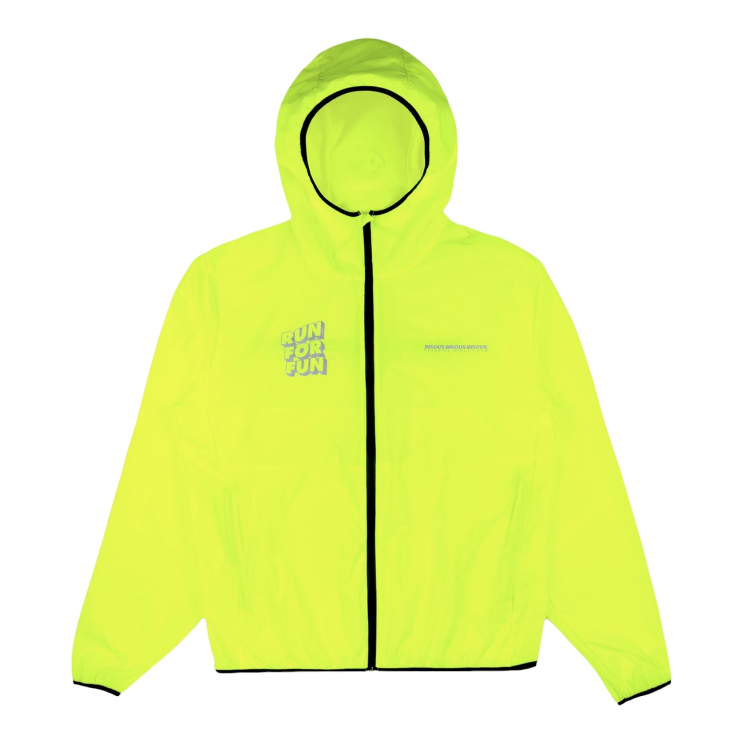 Peaufine Athletics X Bisous Skateboards - Ripstop Training Jacket Run for Fun - veste running hommes