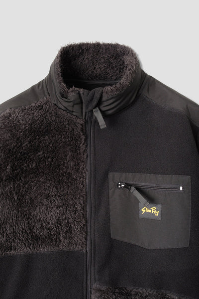 Stan Ray - Patchwork Fleece Jacket - black