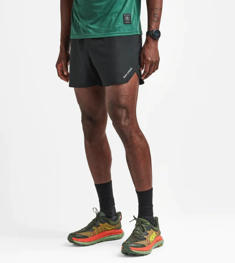 Roark Run Amok - Baja Shorts 5" - black 2 - Short running hommes