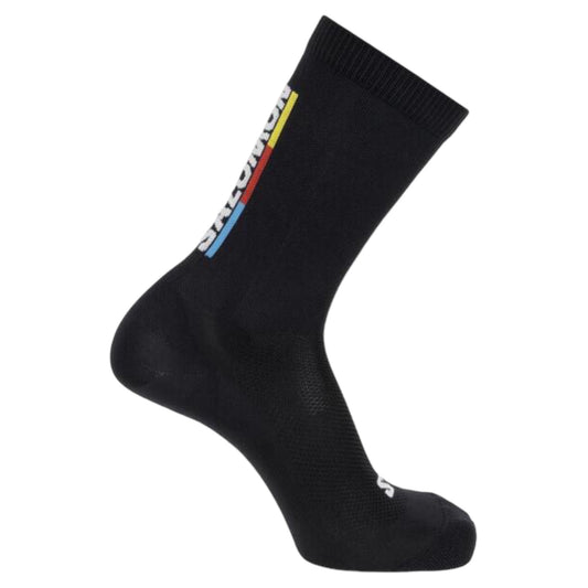 Salomon - Pulse Race Flag Crew Socks - black - Chaussettes running unisexe