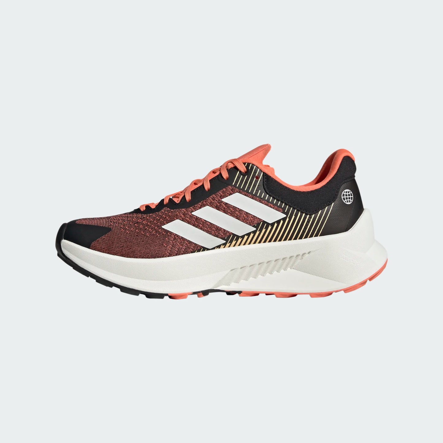 Adidas - Terrex Soulstride Flow Womens - Core Black / Crystal White / Impact Orange