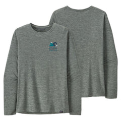Patagonia - L/S Capilene® Cool Daily Graphic Shirt Waters - sleet green X-dye - trail running teeshirt