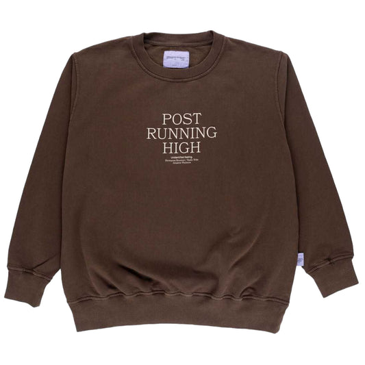 Hermanos Koumori - Post Running High Crewneck - brown