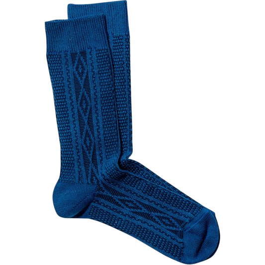 Royalties - Aran Socks - denim - Chaussettes Hommes