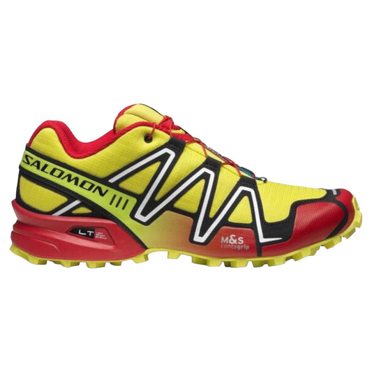 Salomon - Speedcross 3 - Sulphur Spring / High Risk Red / Black - Chaussures de trail running homme