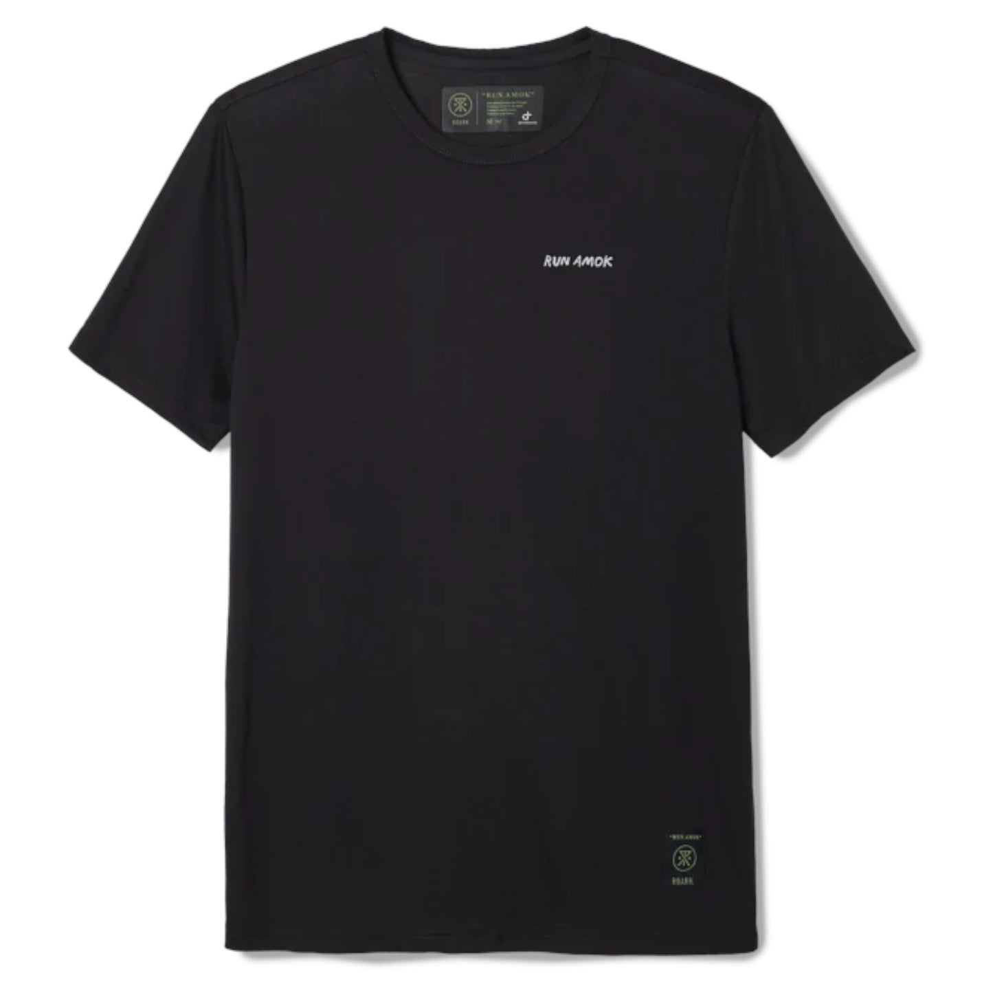 Roark Run Amok - Mathis Core Running Tee - black - teeshirt running hommes