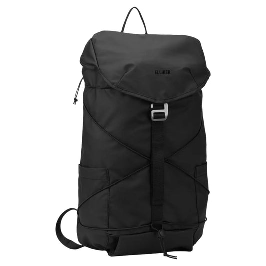 Elliker - Wharfe Flap Over Backpack 22L - black - Sac à dos
