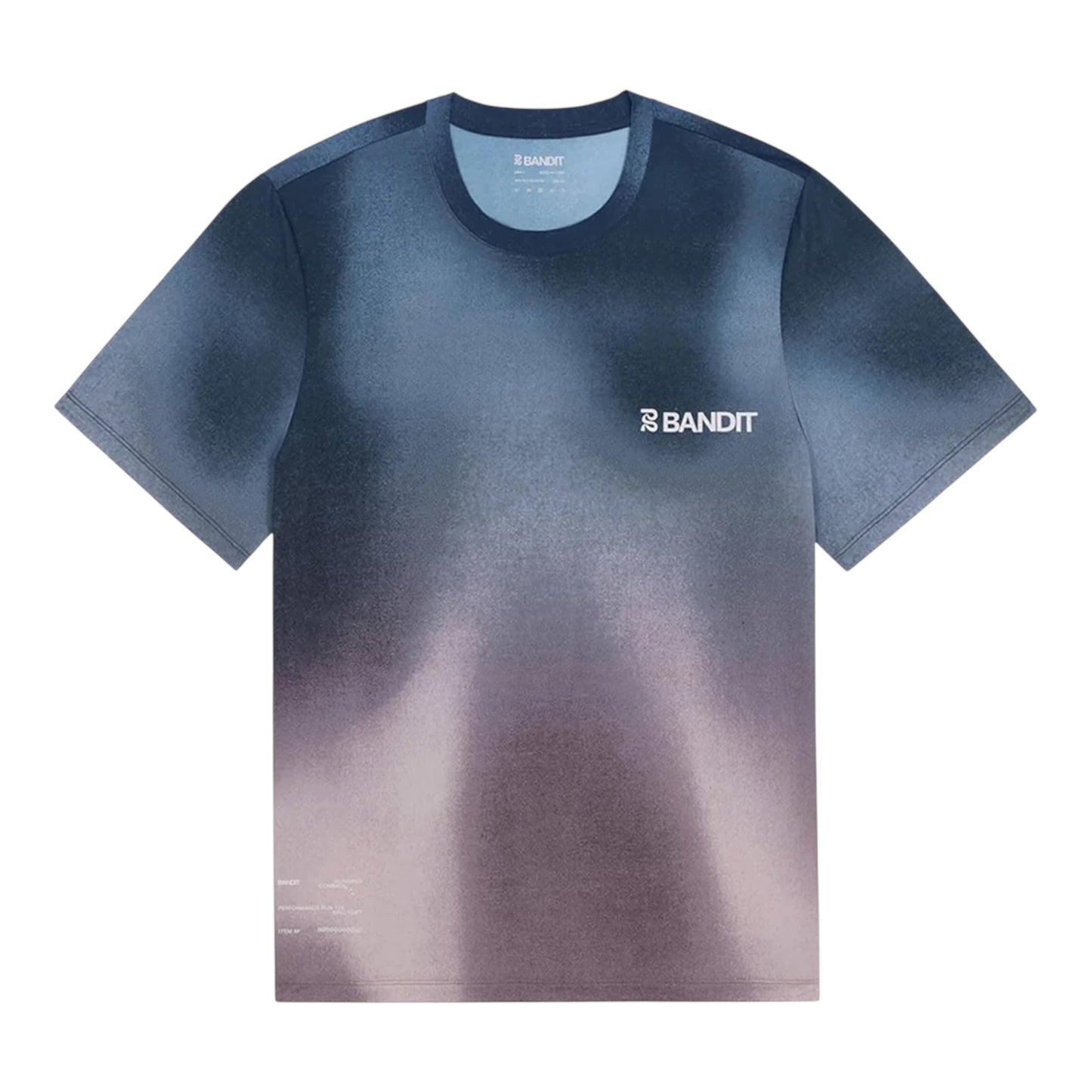 Bandit - Men’s SPECTER™ Performance Tee - flow state aegean multi - Teeshirt Running hommes