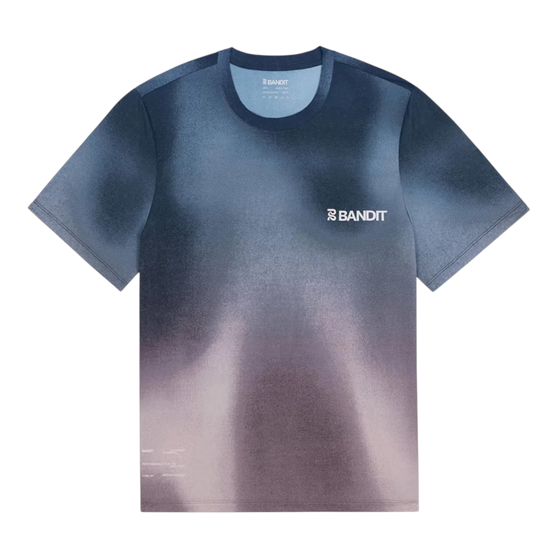 Bandit - Men’s SPECTER™ Performance Tee - flow state aegean multi - Teeshirt Running hommes