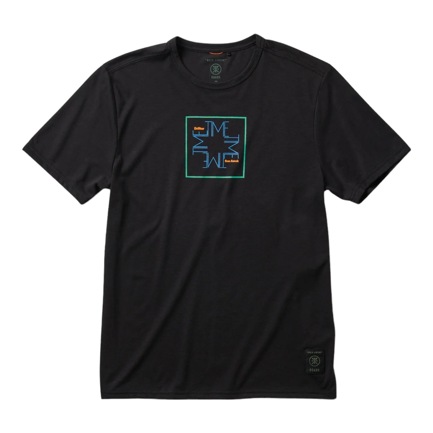 Roark Run Amok - Mathis Core Running Tee - time drifter - teeshirt running hommes
