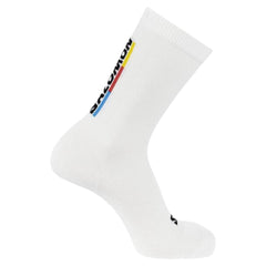 Salomon - Pulse Race Flag Crew Socks - white - Chaussettes running unisexe