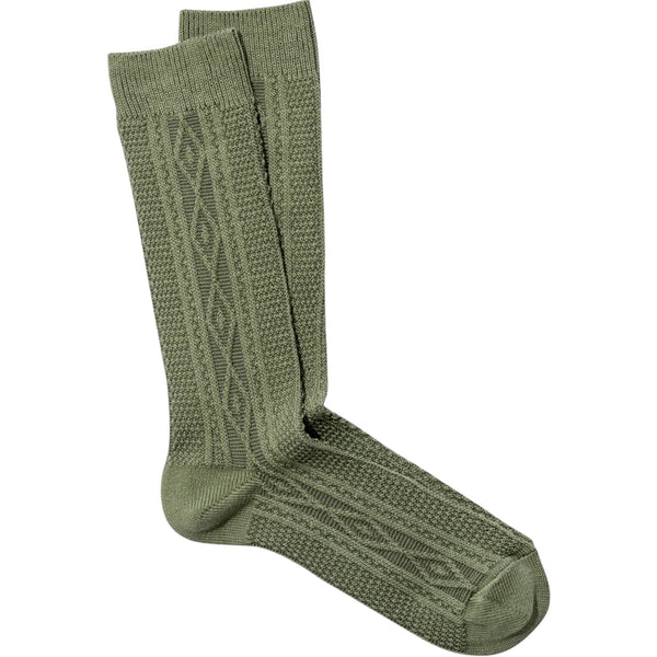 Royalties - Aran Socks - kaki - Chaussettes Hommes