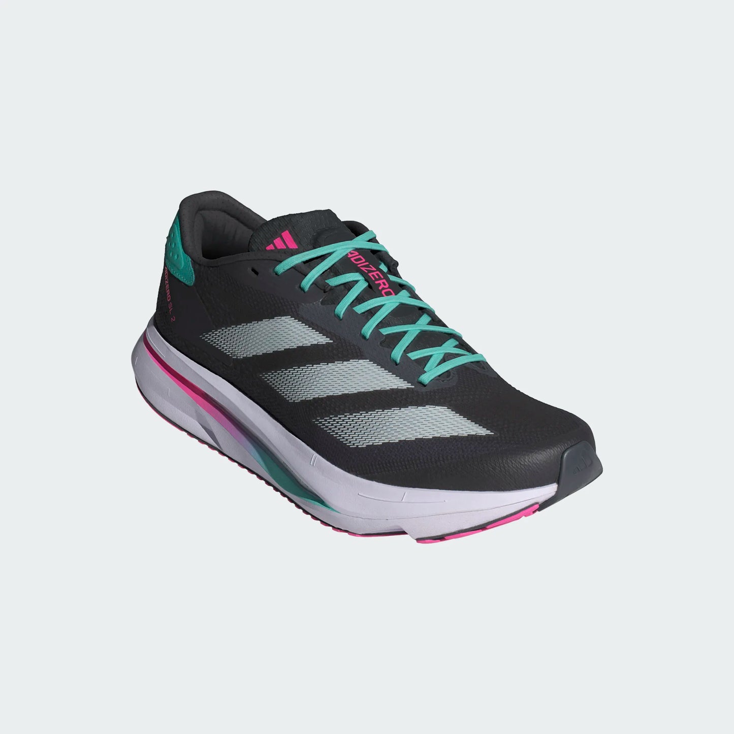 Adidas - Adizero SL2 Womens - Carbon / Crystal Jade / Flash Aqua - Chaussures de running femmes