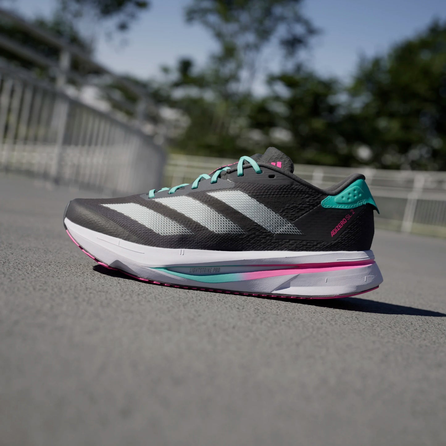Adidas - Adizero SL2 Womens - Carbon / Crystal Jade / Flash Aqua - Chaussures de running femmes