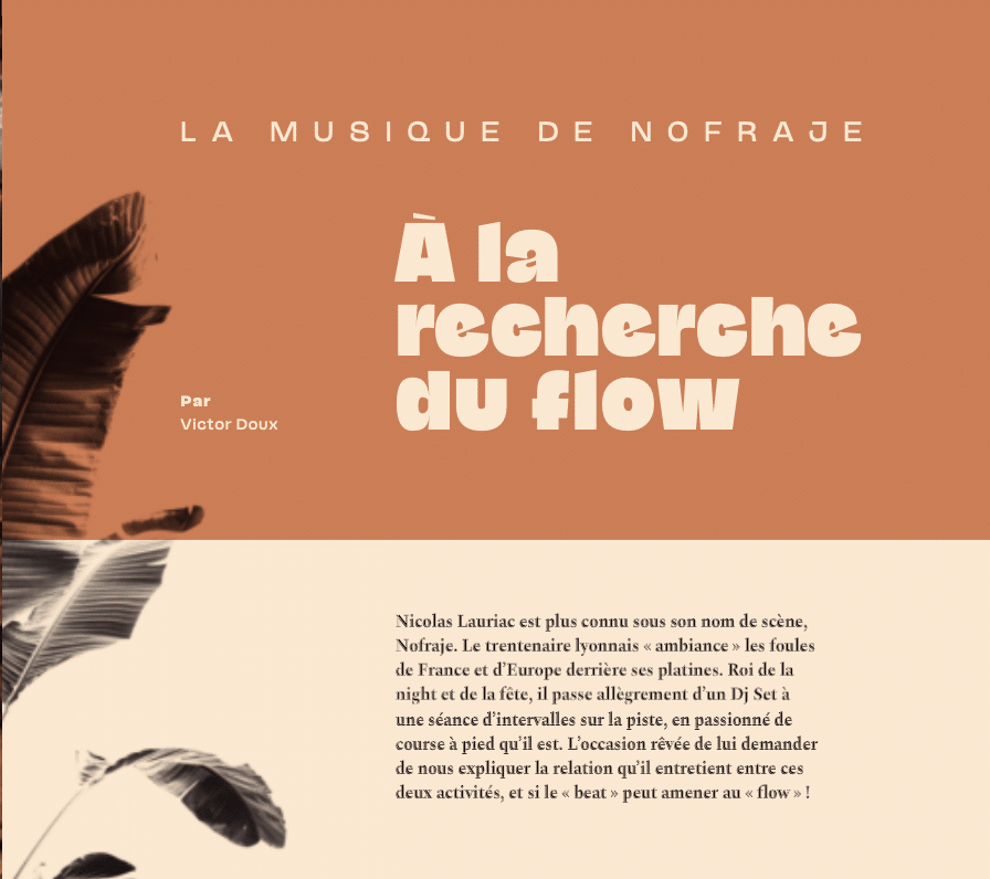 Forrest - #4 Les sons du run - magazine