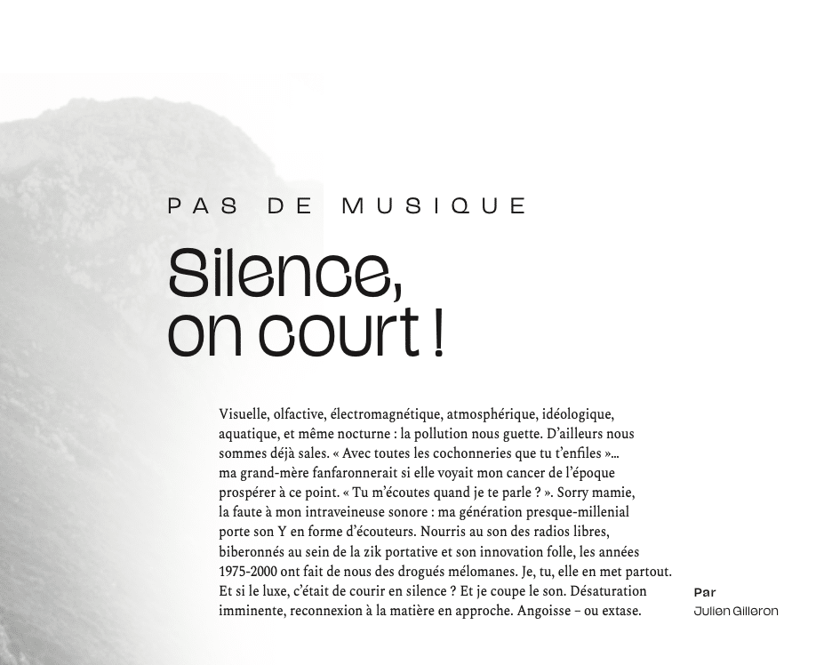 Forrest - #4 Les sons du run - magazine
