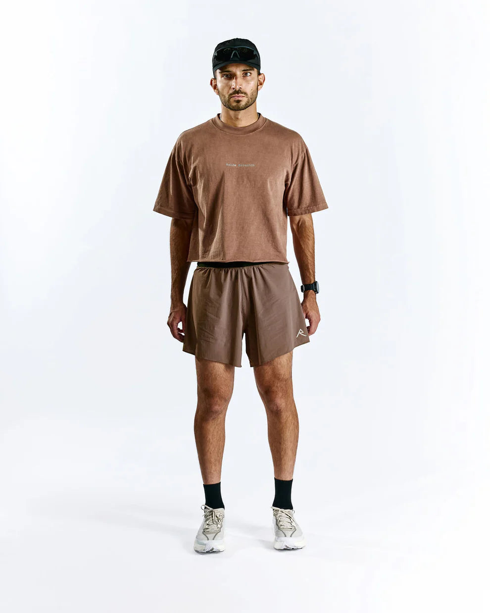 Raide Research - Men's TrailTech Short - bark brown - Short running hommes