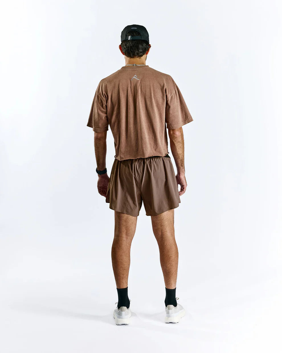 Raide Research - Men's TrailTech Short - bark brown - Short running hommes