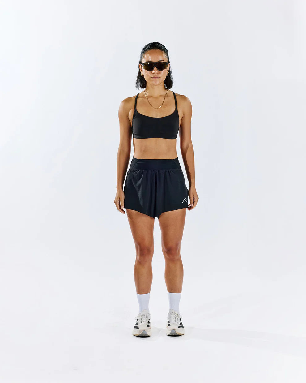 Raide Research - Women's TrailTech Short - black - Short running femmes