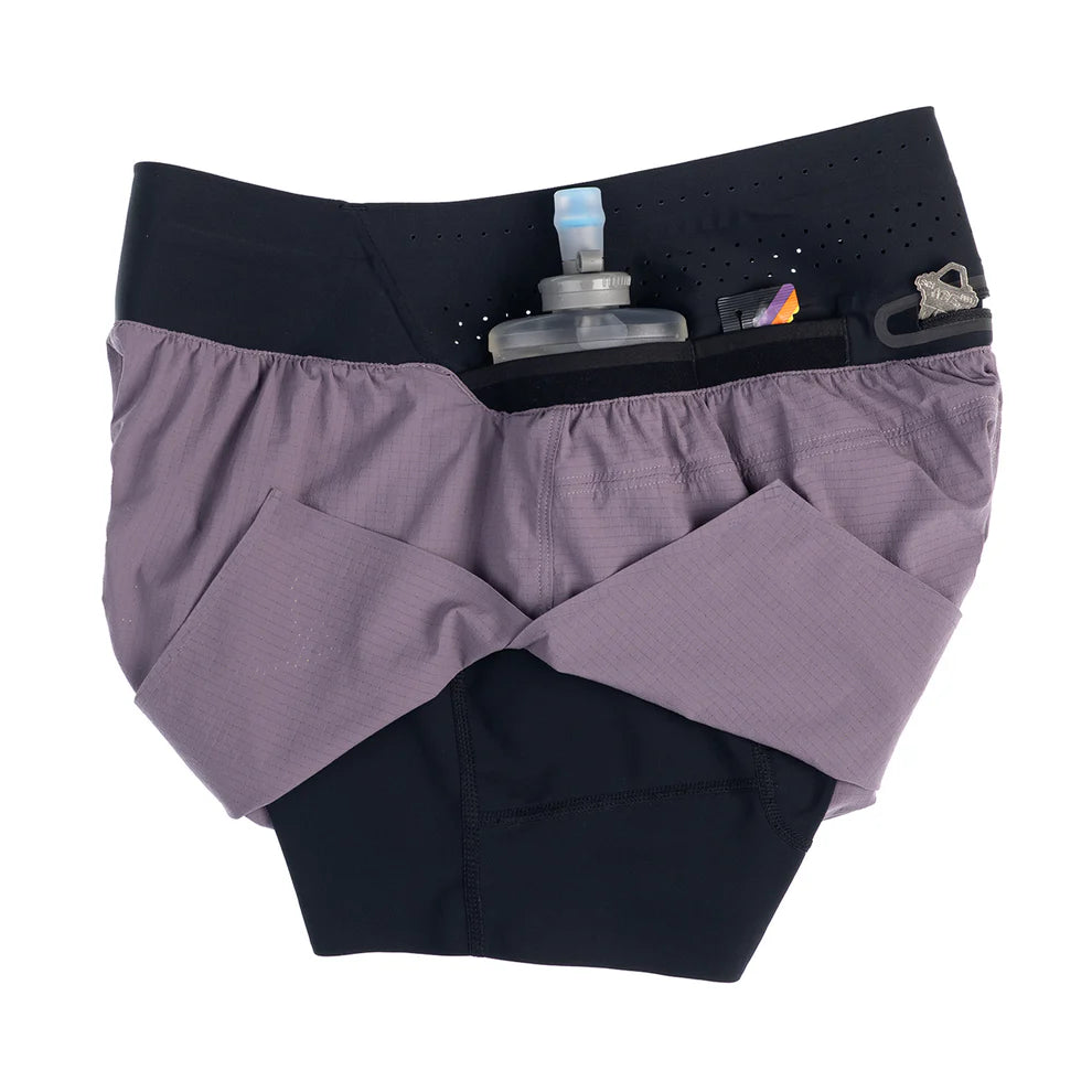 Raide Research - Women's TrailTech Short - dusk - Short running femmes