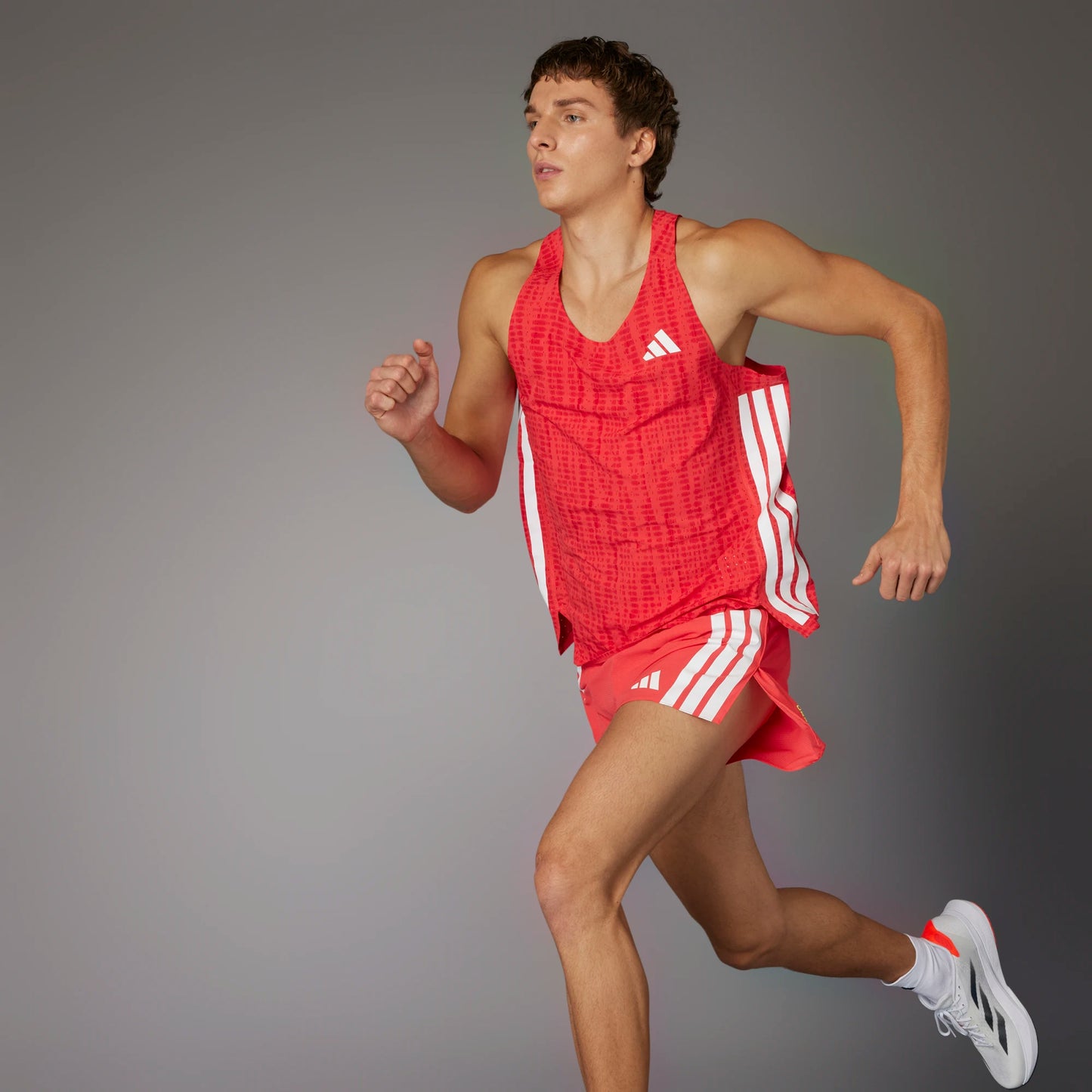 Adidas - Adizero Gel Pocket Short - semi lucid red - Short running hommes