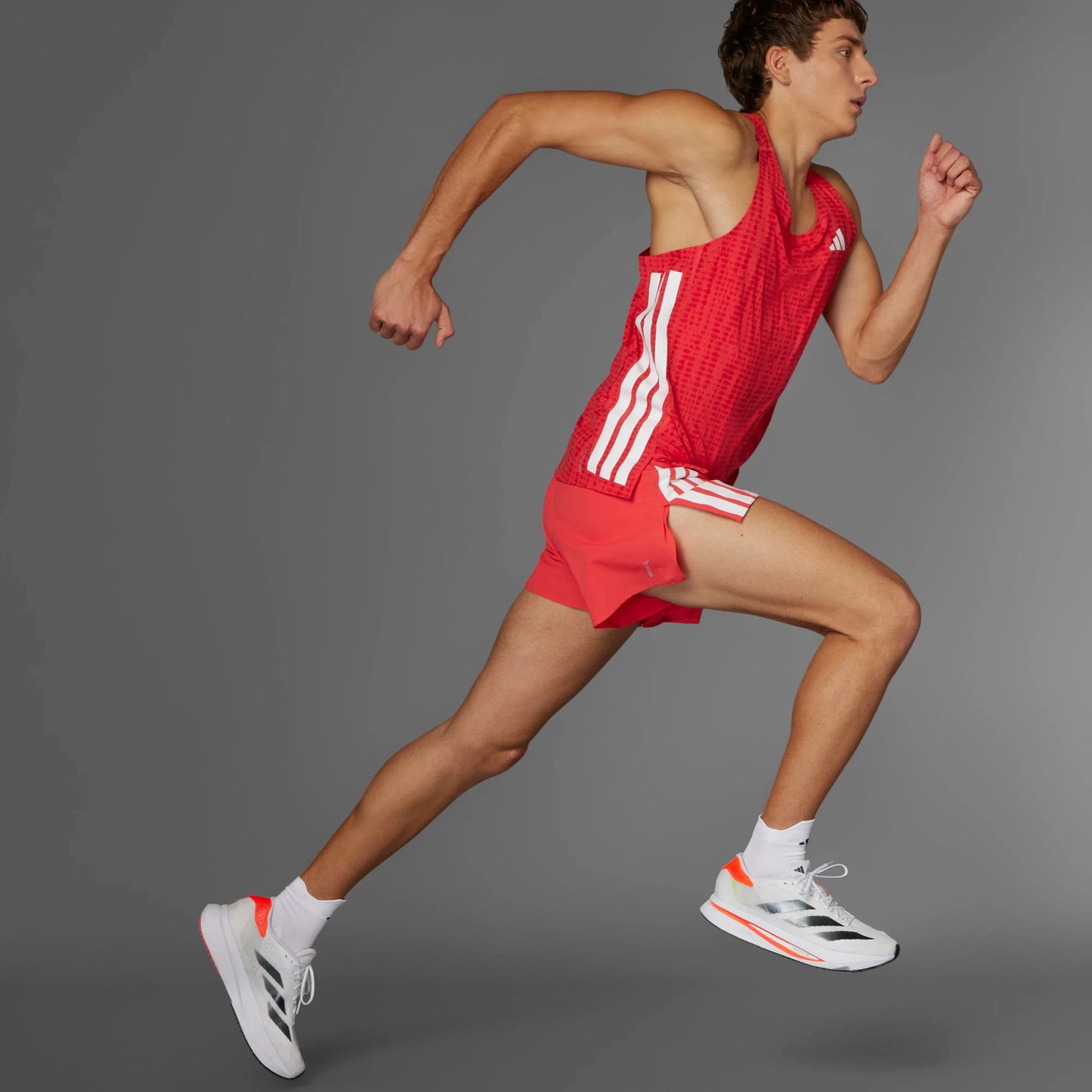 Adidas - Adizero Gel Pocket Short - semi lucid red - Short running hommes