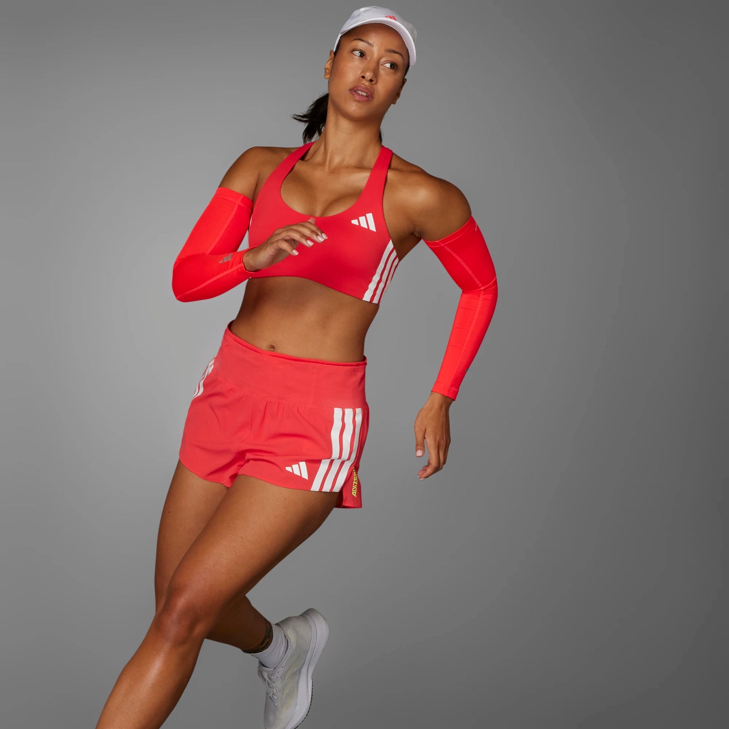 Adidas - Adizero Gel Short W - semi lucid red - Short running femmes