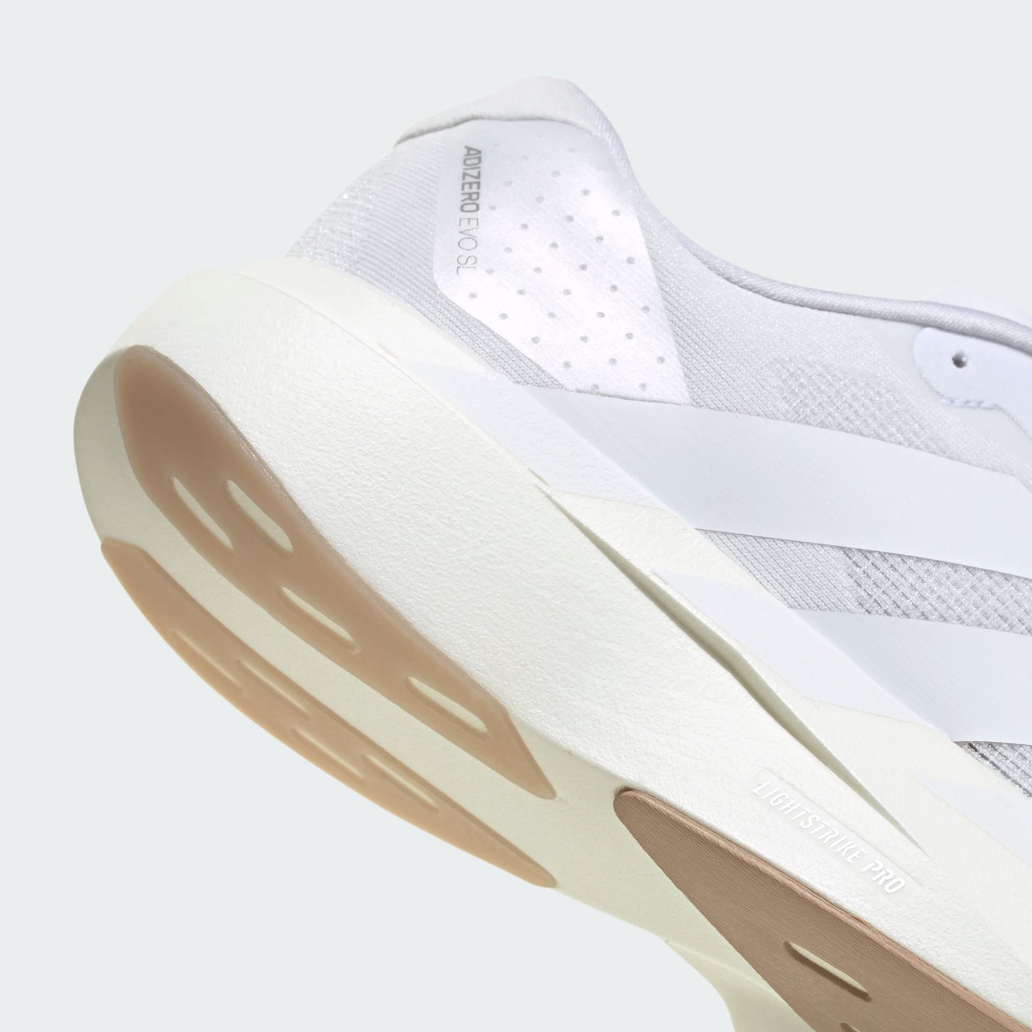 Adidas - Adizero Evo SL - Cloud White / Cloud White / Warm Sandstone - Chaussures running hommes