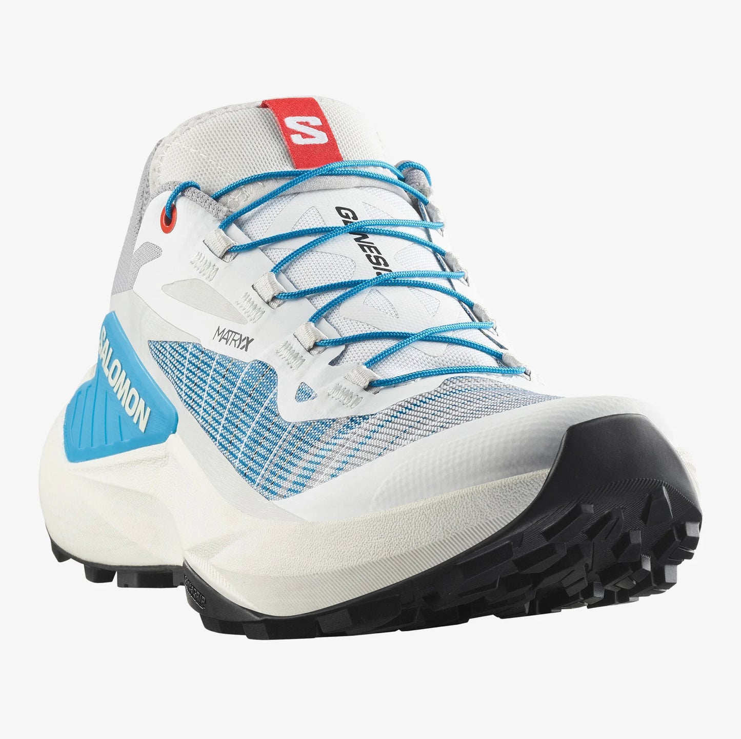 Salomon - Genesis - White / Lunar Rock / Transcend Blue - Chaussures trail running femmes