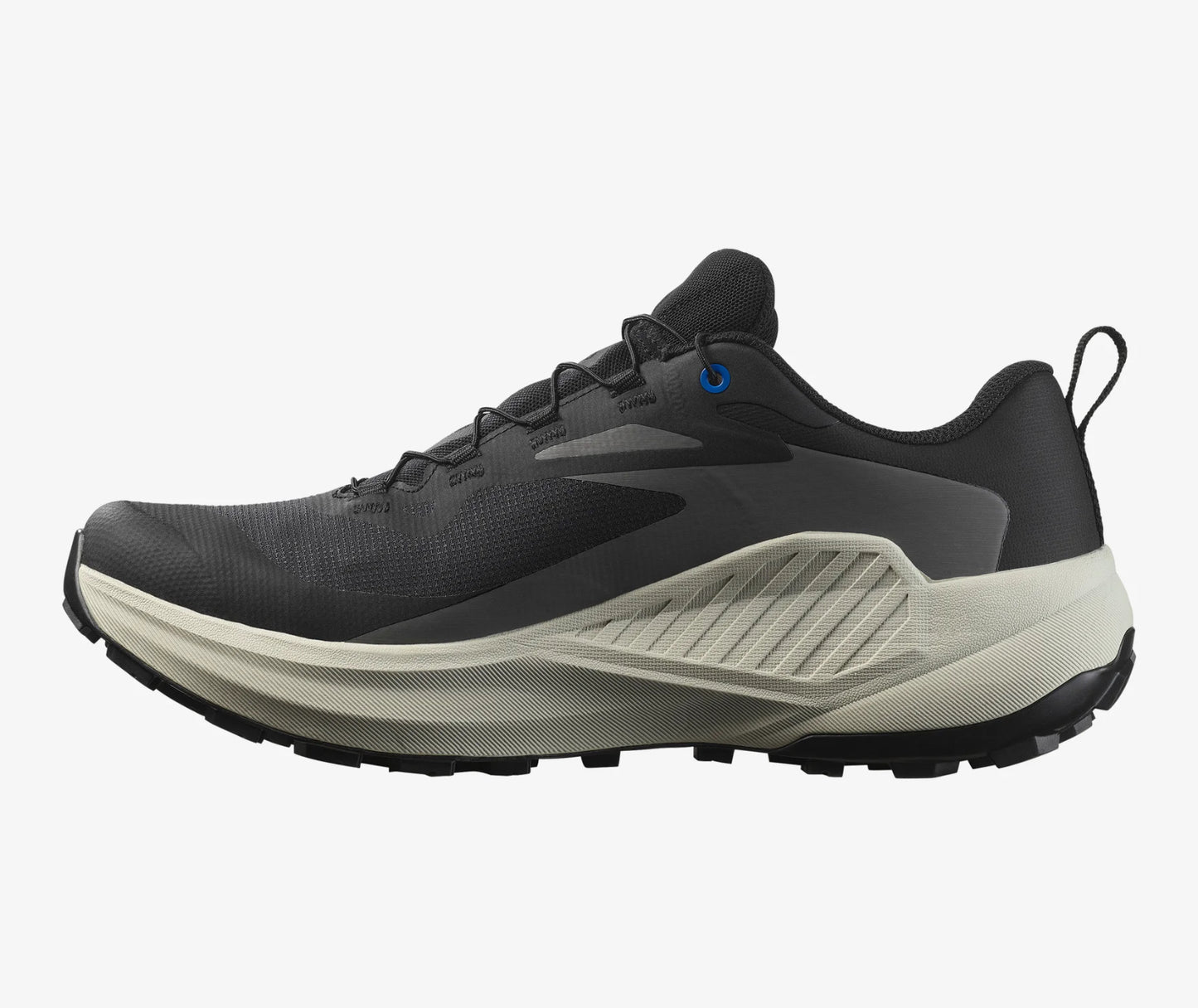 Salomon - Genesis Gore-Tex - Black / Lunar Rock / French Blue - Chaussures trail running hommes