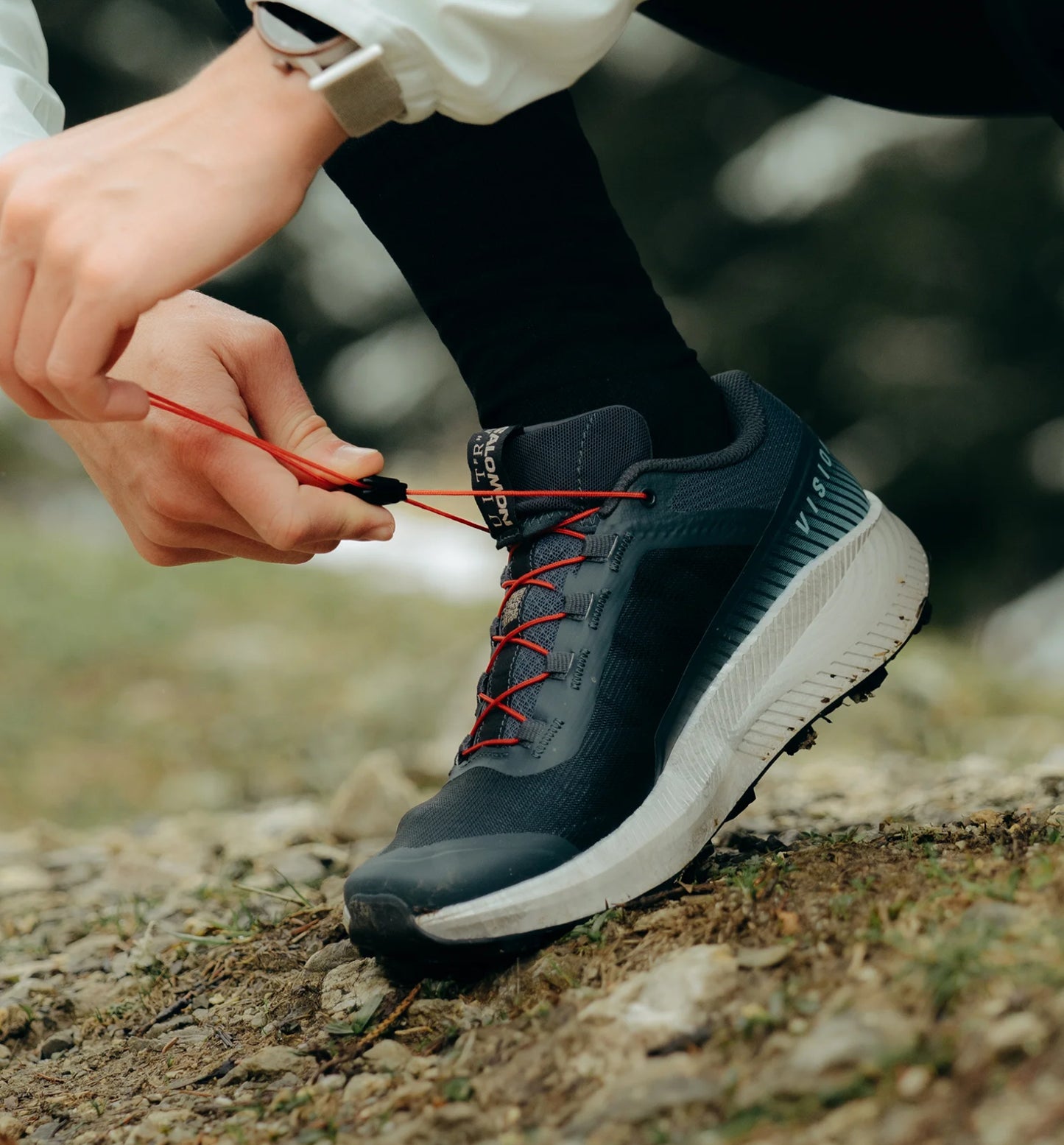 Salomon - Vision - India Ink / Cameo Blue / Almond Milk - Chaussures trail running hommes (Copie)